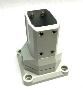 USED HOFFMAN NVENT COMPACT ROTATIONAL BASE FOR PENDANT ARM 45MM X 60MM