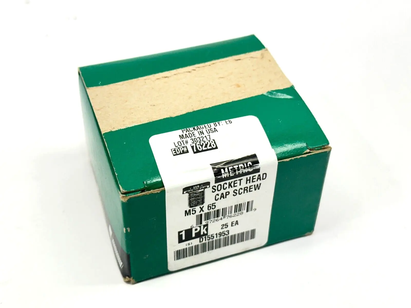 D1551953 | Socket Head Cap Screw M5 X 65 PKG OF 25 - New
