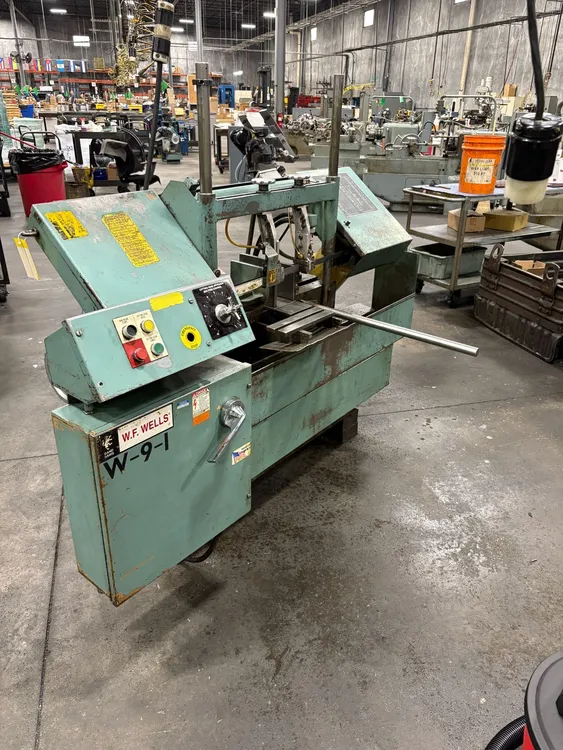 Used W.F. WELLS INC. W-9-1 Horizontal Band Saws South Carolina US | ESS Industrial Equipment Sales #763962