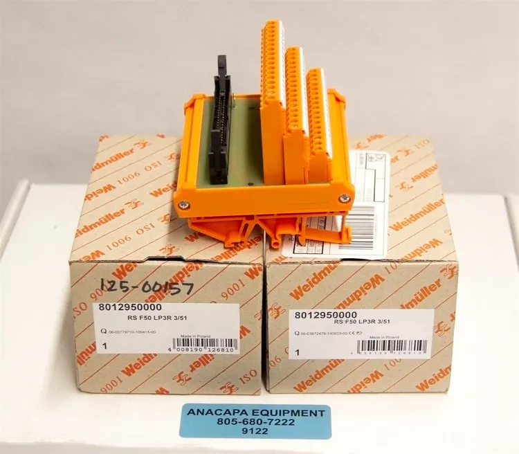 Weidmuller 8012950000 Wire & Cable Connectors | ANACAPA EQUIPMENT BROKERS, INC