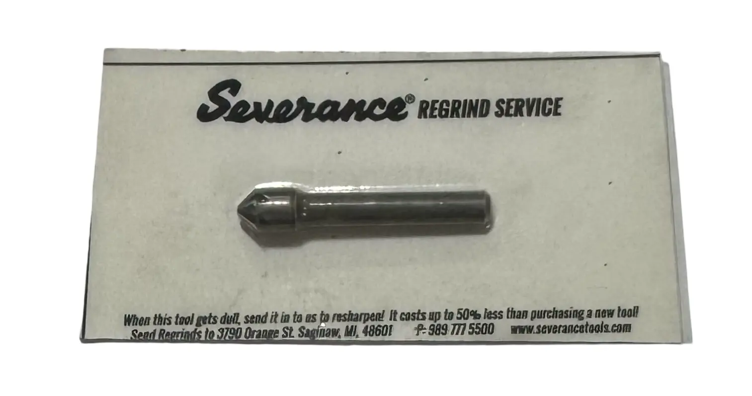 Severance 1/4" Carbide Countersink 6 Flute 90 Deg 3/16" Shank USA