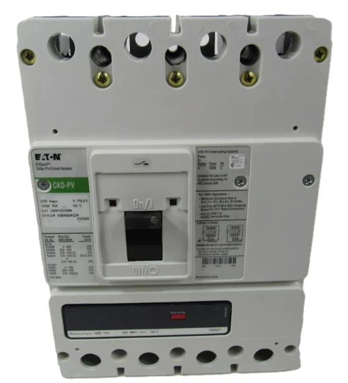 Eaton CKDPV4200W PV Guard Solar Complete Circuit Creaker, 200A, 1000 Vdc, 4P [New]