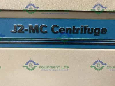 USED BECKMAN COULTER J2-MC REFRIGERATED CENTRIFUGE W/ PIRAMOON FIBERLITE F8-4X1000Y ROTOR