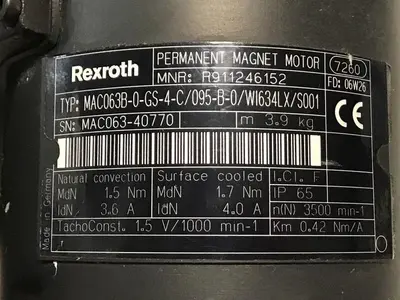 USED INDRAMAT MAC063B-0-GS-4-C/095-B-0/WI634LX/S001