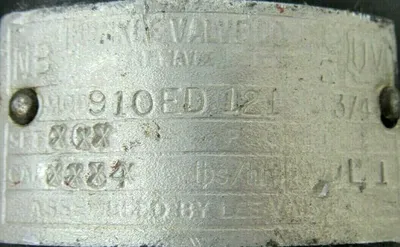 REFURBISHED KUNKLE VALVE 910FD RELIEF VALVE 3/4 910FD-121 600PSI
