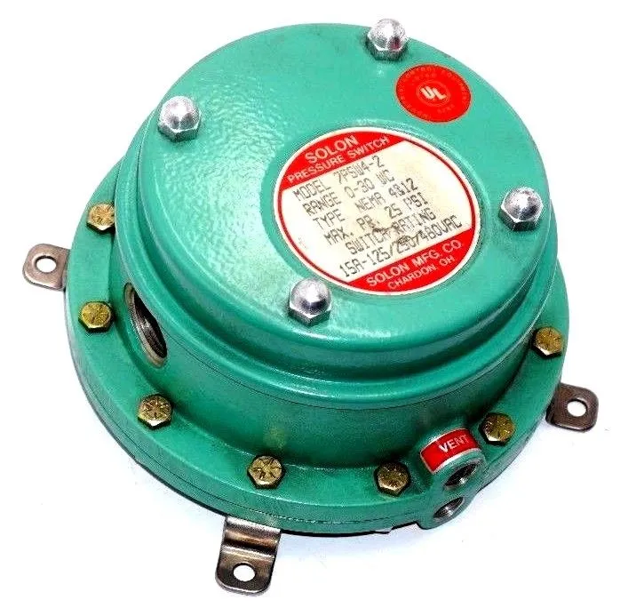 NEW SOLON MFG. CO. 7PSW4-2 PRESSURE SWITCH 7PSW42