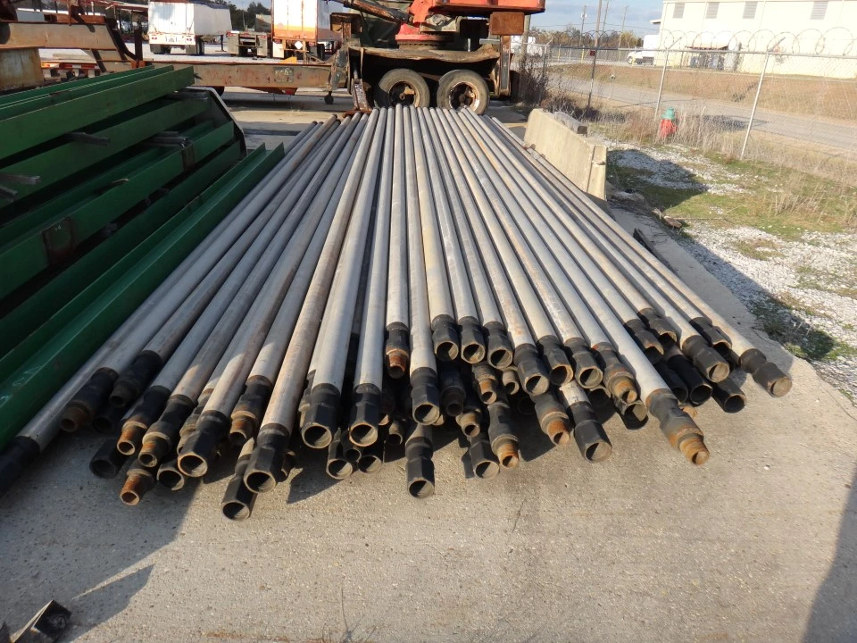Aluminum Drill Steel 4-1/2" Grade E, #9.33 with 4" Hex Tool Join