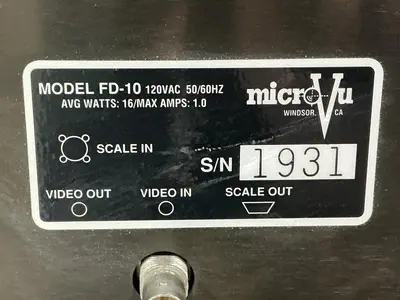 USED MICRO-VU FD-10
