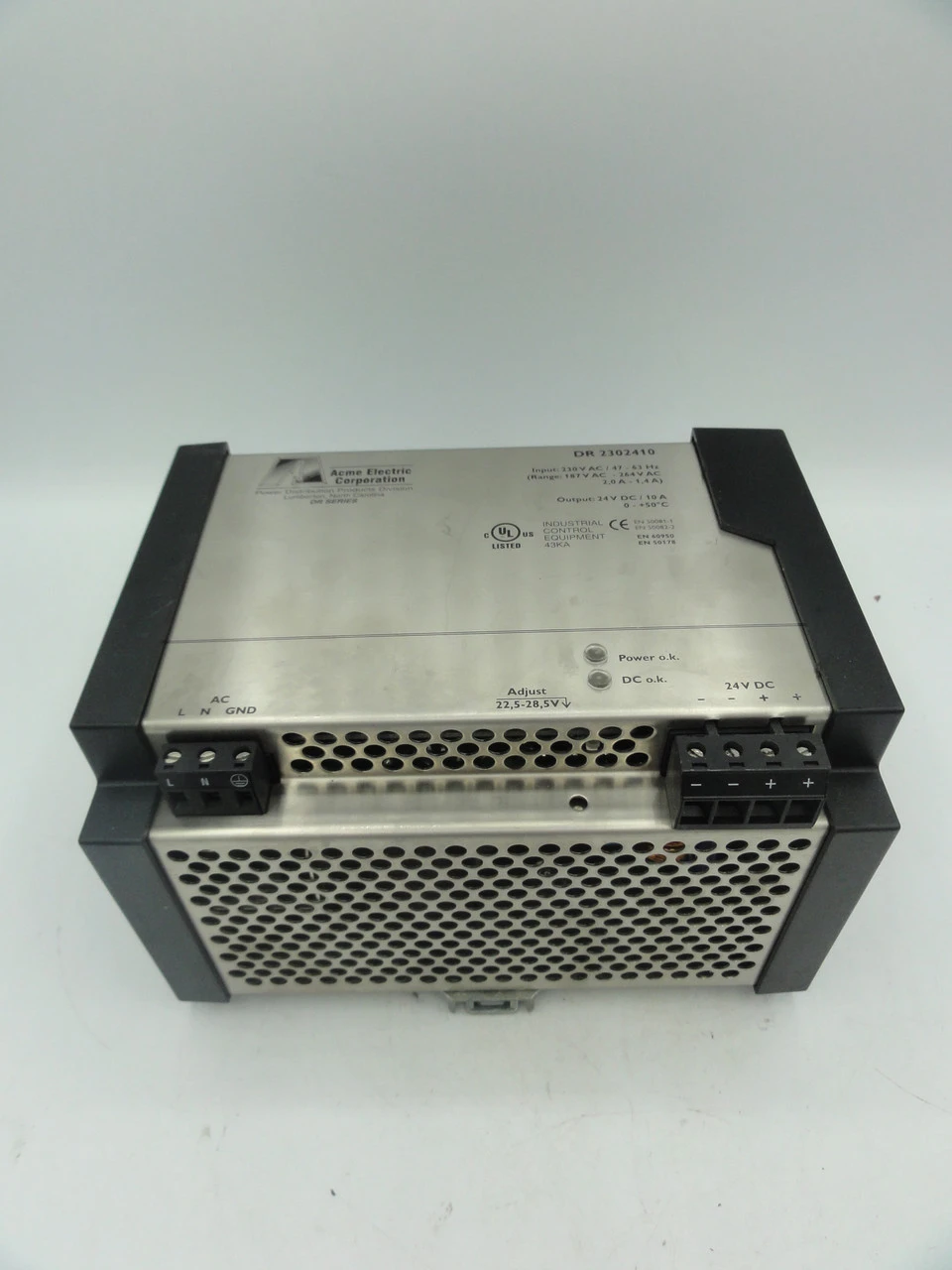 Used ACME ELECTRIC CORP. DR 2302410 Power Supplies Connecticut US | BG Industrial Surplus #472343