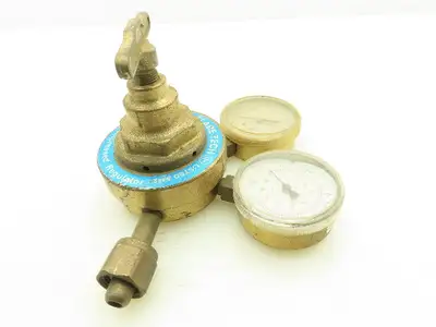 Flame Tech VHOR-21 Heavy Duty Single Stage Oxy Compressed Reg T-Bar Adj 3000PSI