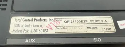 USED TOTAL CONTROL PRODUCTS QPI-21100-E2P