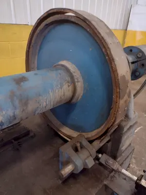 30,000 LBS X 48" YODER PULL OFF UNCOILER / COIL REEL: STOCK #16920
