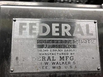 USED FEDERAL MANUFACTURING 42/14
