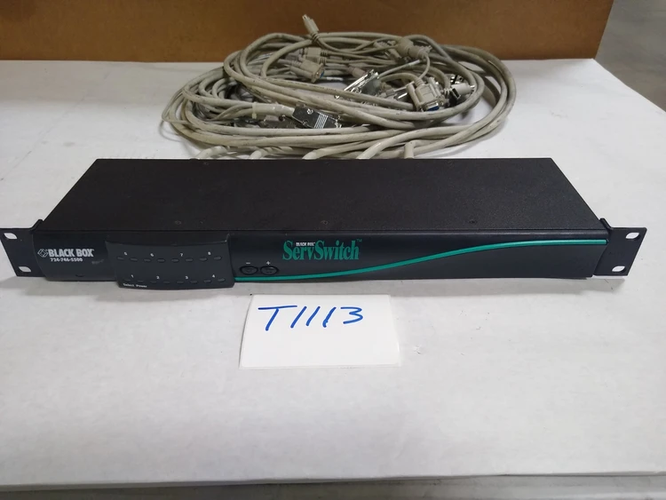 Used Black Box SW722A-R5 KVM SWITCH Misc Industrial Equipment Arizona US | ASSET CONVERSION SPECIALISTS, INC. #308341