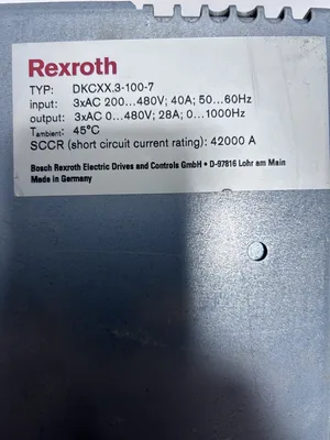 RexRoth DKCXX.3-100-7 Drive Controller