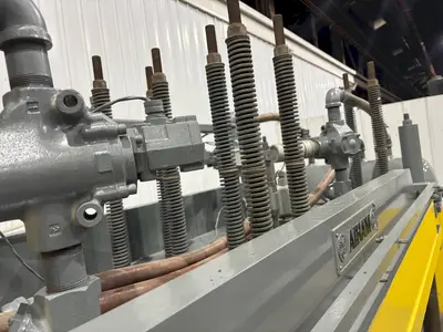 40 TON X 36" X 94" AIRAM 4 POST PNEUMATIC CUTOFF PRESS: STOCK #22485