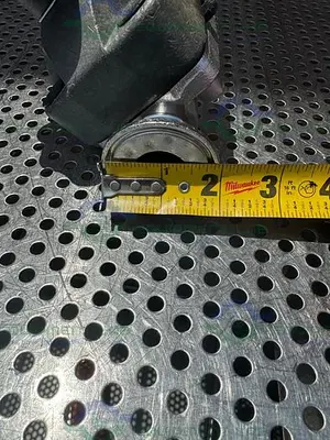 USED ITT PURE FLO 1-316L-RA20MAX-CWP150 DIAPHRAGM VALVE W/ 1" SANITARY FITTING