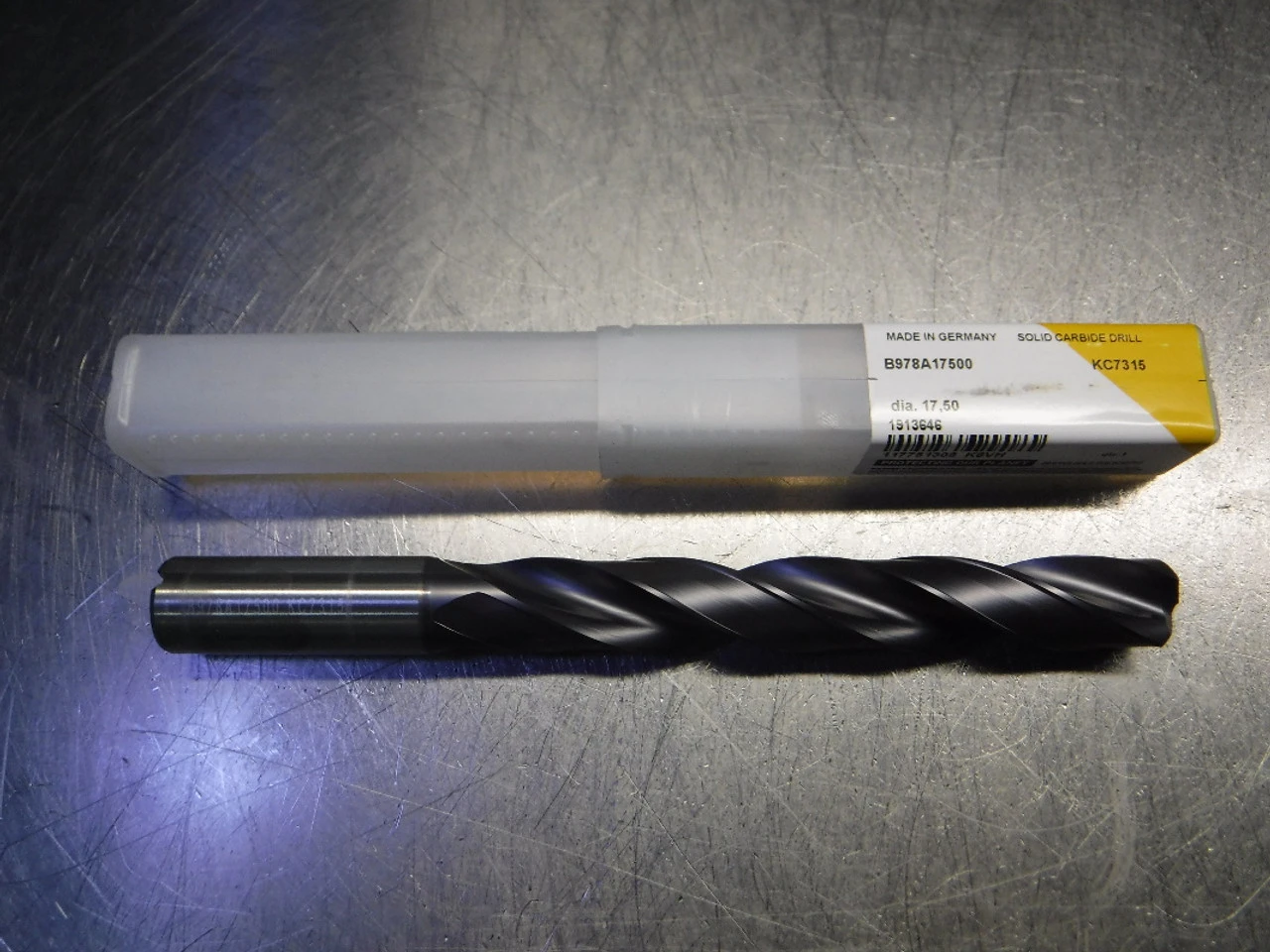 Kennametal 17.50mm Coolant Thru Carbide Drill B978A17500 KC7315 (LOC1247A)