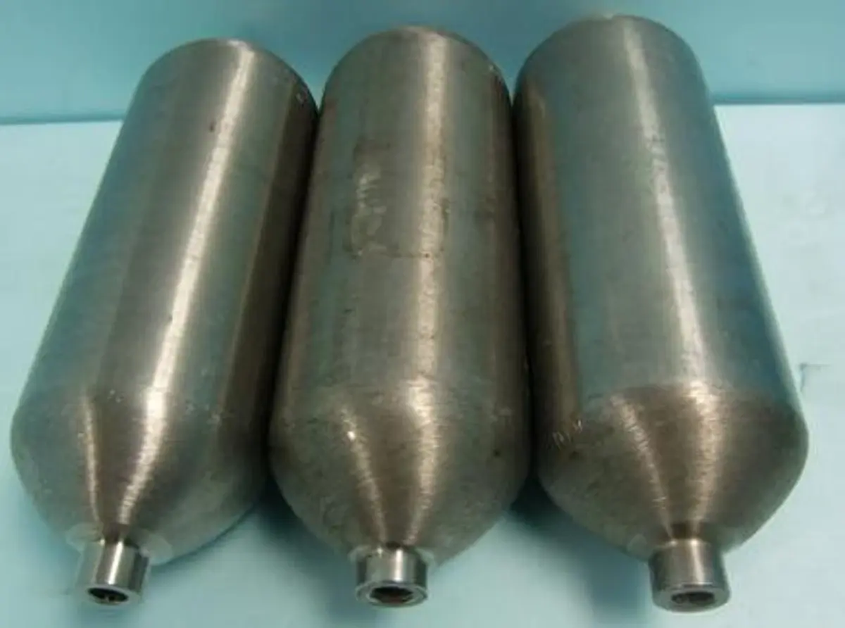QTY. 3. WHITEY SAMPLE CYLINDER 1000 ML PRESSURE BO...