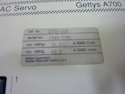 USED GETTYS A730-000