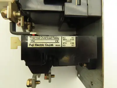 Fuji Electric Motor Starter Contactor Overload Relay 600V 3Ph 110V Coil