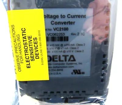 NEW DELTA VC2100 VOLTAGE TO CURRENT CONVERTER