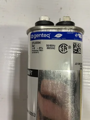 Genteq 27L6094 Capacitor 3uf A1000AFC 660VAC -lot of 3