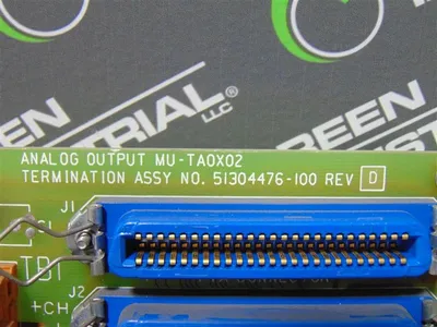 Honeywell MU-TAOX02 Analog Output Termination Board 51304476-100 Rev. D Used