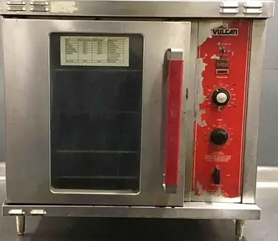 Vulcan Stainless Steel Single Deck Half Size Gas Convection Oven