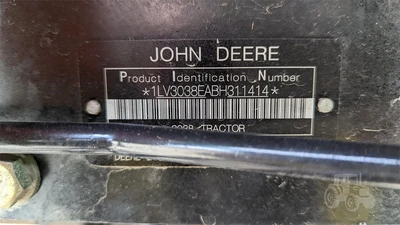 USED 2011 JOHN DEERE 3038E