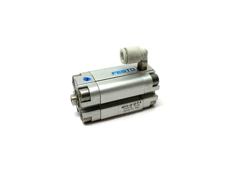 Used Festo Compact Pneumatic Cylinder 20mm Stroke Pneumatic Cylinders Michigan US | Maverick Industrial Sales #1473722