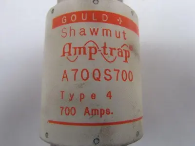 Gould Shawmut A70QS700 Amp-Trap Semiconductor Protection Fuse 700A Type 4