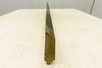 Press Brake Gooseneck Punch Die 45-9/16" Long 90° V 1/4" Finger 3-3/4" H