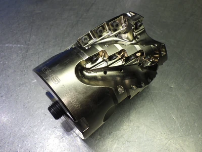 SECO 2.5" 5 Flute Coolant Thru Milling Cutter 1" Arbor R220.69-02.50-12M5AN (LOC307)