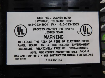 USED CHROMALOX 2104-RO100
