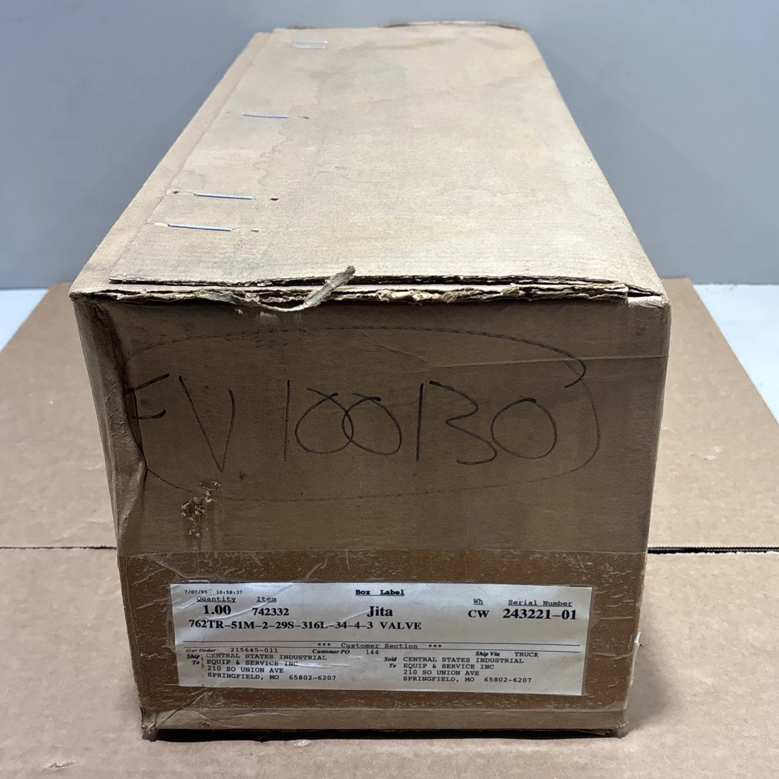 New | in-Stock Alfa Laval 762TR-51M-29S-21/2-316L-34-4-3 Valves/Fittings Indiana US | J&J Industrial Supply #1547830