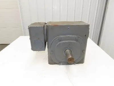 Boston Gear RFWA752-100 Gearmotor 100:1 Double Reduction 17rpm 1Hp 460V 3PH 56C