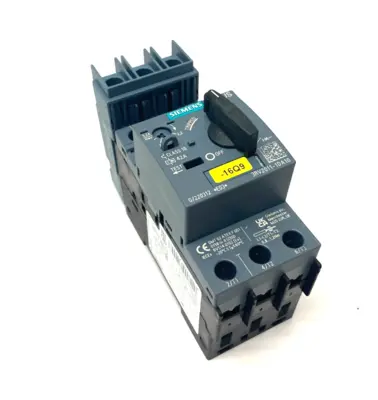 USED SIEMENS SIRIUS MOTOR STARTER CIRCUIT BREAKER SIZE S00 3.2A