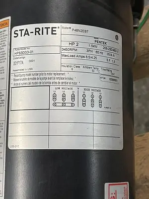 Used STA-RITE STA-RITE HPS30G3-01.P48N2EB7, ASCO 325824 Misc Electrical & Power Parts | ND Industrial Surplus #1213853