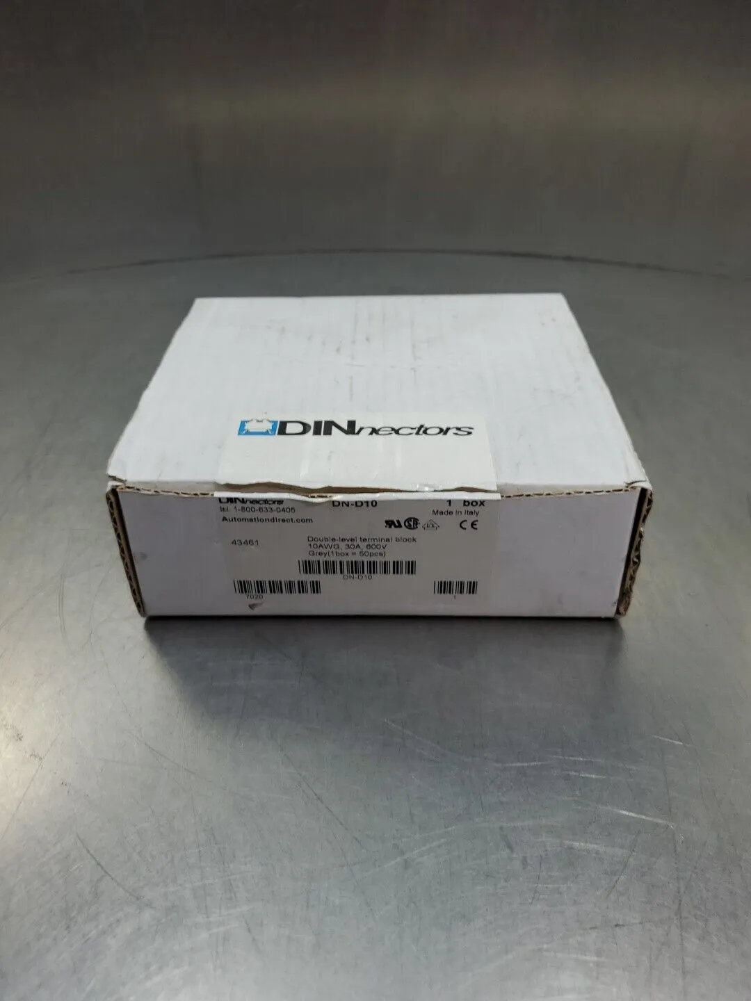 AUTOMATION DIRECT DN-D10 (EURO D4-2) DINnectors TERM BLOCK, Lot of 49. 4D-36