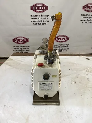Tokuda DRD-360III Oil-Sealed Rotary Vacuum Pump 0.75kW 360LPM 220V 3PH