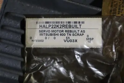 REBUILT MITSUBISHI HA-LP22K2 / HALP22K2 SERVO MOTOR STOCK HS33