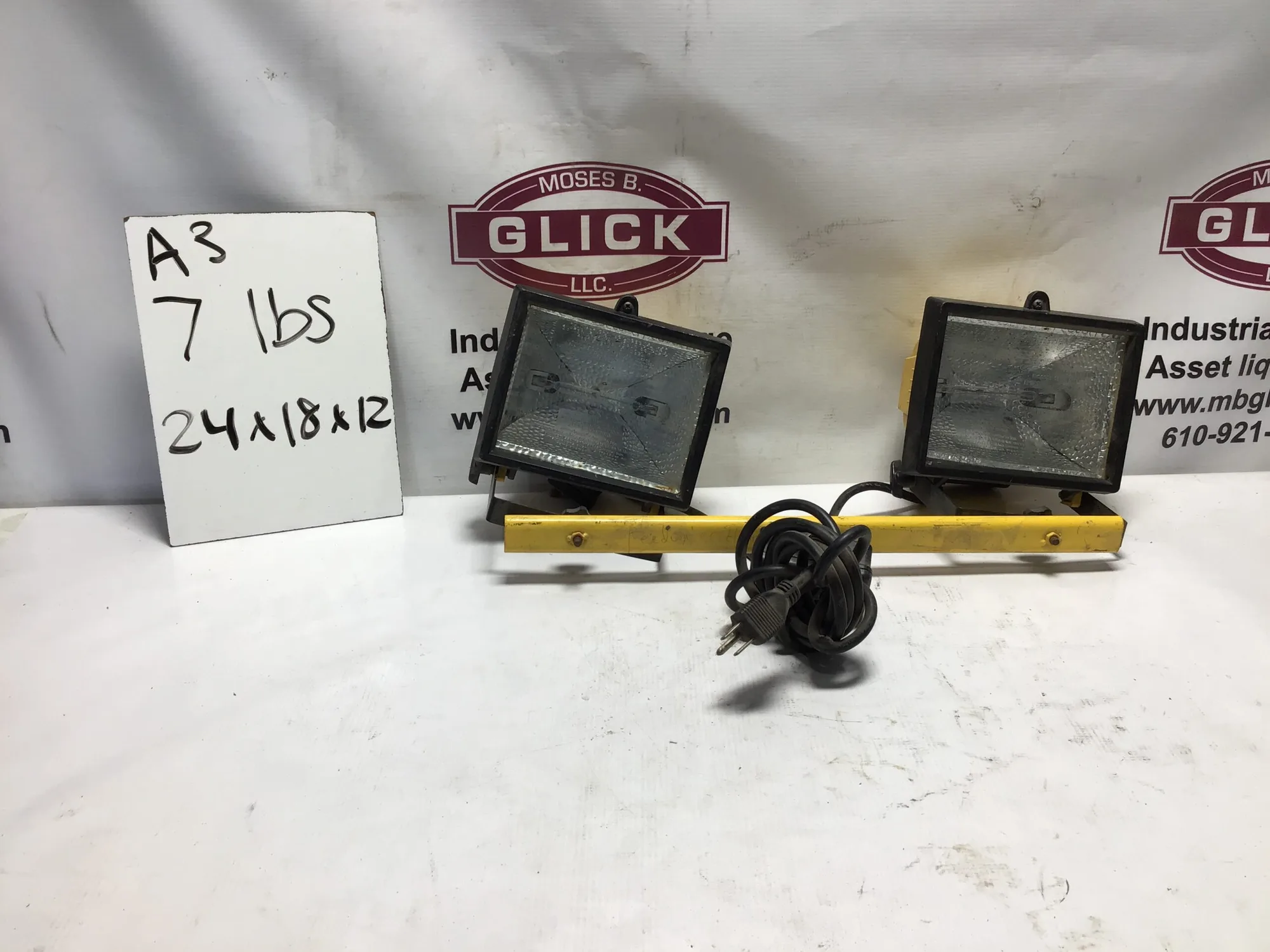Portable Halogen Work Light (construction Light)