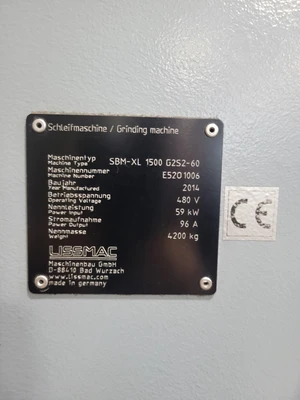 Lissmac SBM-XL 1500 G2S2 Edge Rounding and Deburring Machine