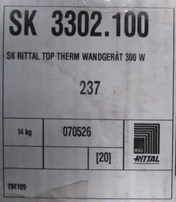 NEW RITTAL SK3302100 COOLING UNIT 230V