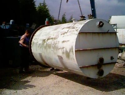 4500 L S/S Horizontal Tank With Coil