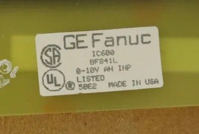 GE FANUC IC600BF841 ANALOG INPUT MODULE REPAIRED