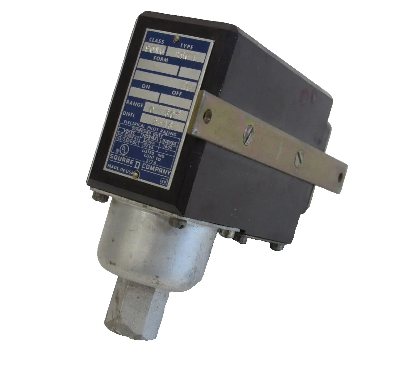 NEW SQUARE D 9016-BSG-1 VACUUM SWITCH 9016BSG1
