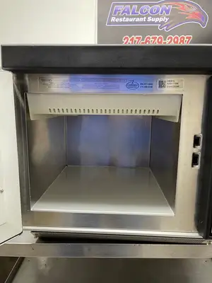 Used Amana Used Amana Menumaster MRC22S2 Commercial Microwave 2200 Watt with Screen 220V Ovens Illinois US | Falcon Restaurant Supply #1376518