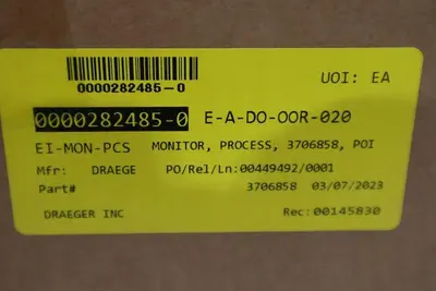 DRAGER PointGard 2700/2720 IR AC REMOTE - 3706858 NEW IN BOX STOCK G340